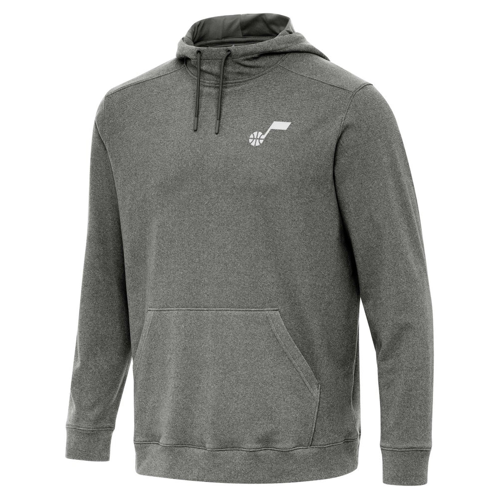Utah Jazz Antigua Cloud Pullover Hoodie Heather Black - NBA