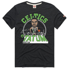 Jayson Tatum Boston Celtics Homage Unisex 2024/25 City Edition Caricature Tri-Blend T-Shirt Charcoal - NBA