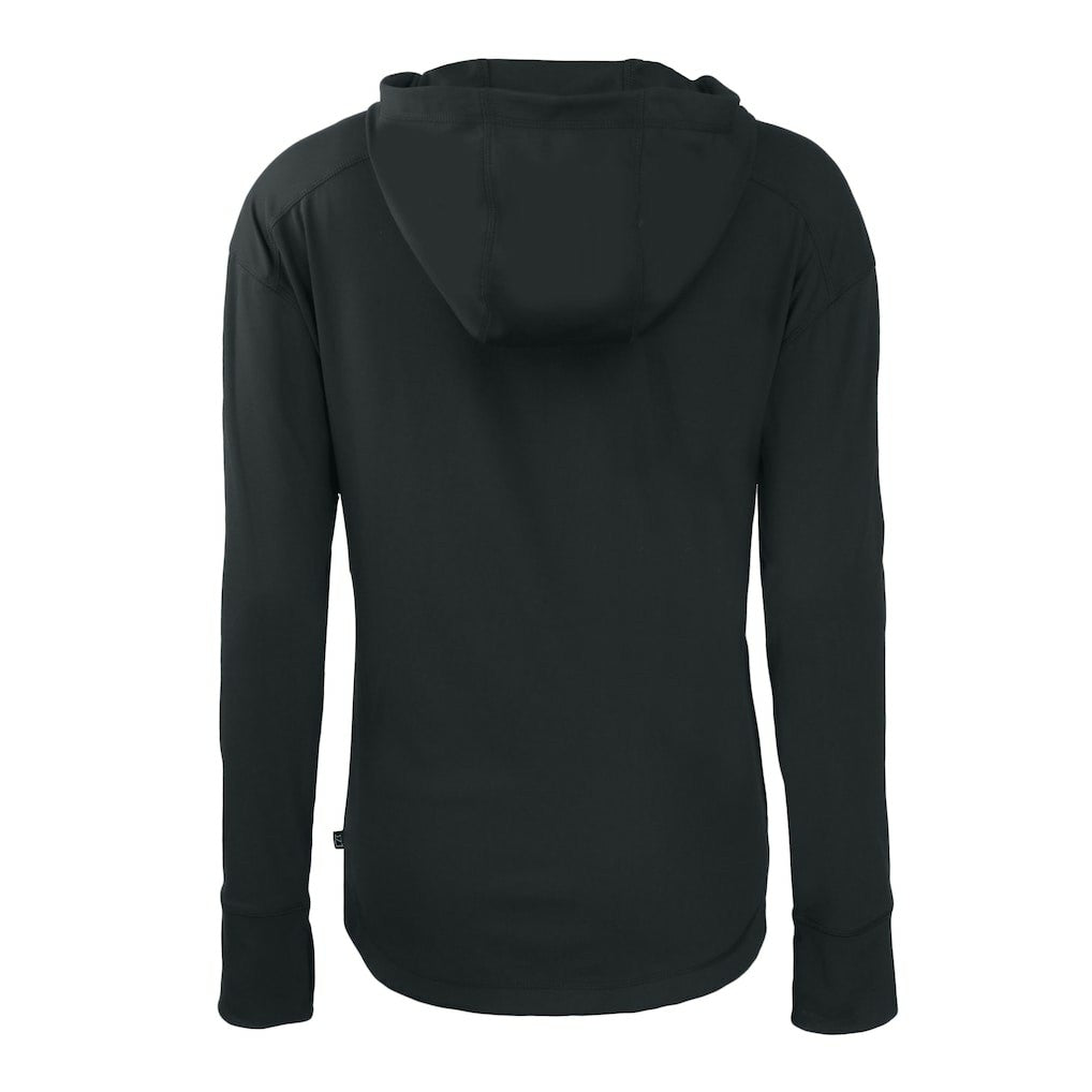 Cutter & Buck Cleveland Browns Women's Black Daybreak Eco Recycled Full-Zip Hoodie | NFL