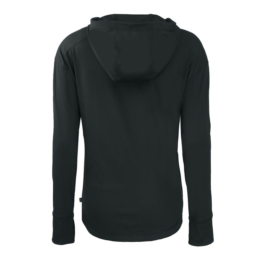 Cutter & Buck Cleveland Browns Women's Black Daybreak Eco Recycled Full-Zip Hoodie | NFL
