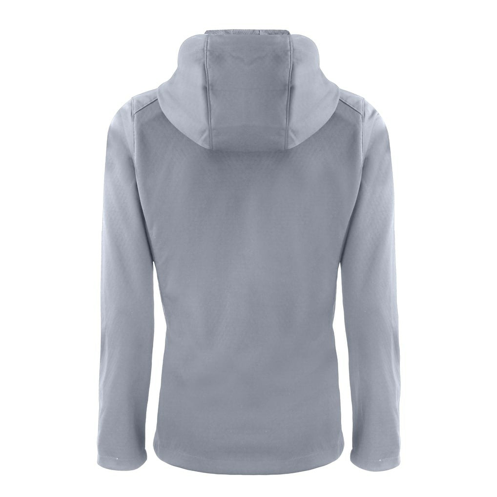 Cleveland Browns Cutter & Buck Women's Evoke Eco Softshell Recycled Full-Zip Hoodie Jacket Gray | NFL