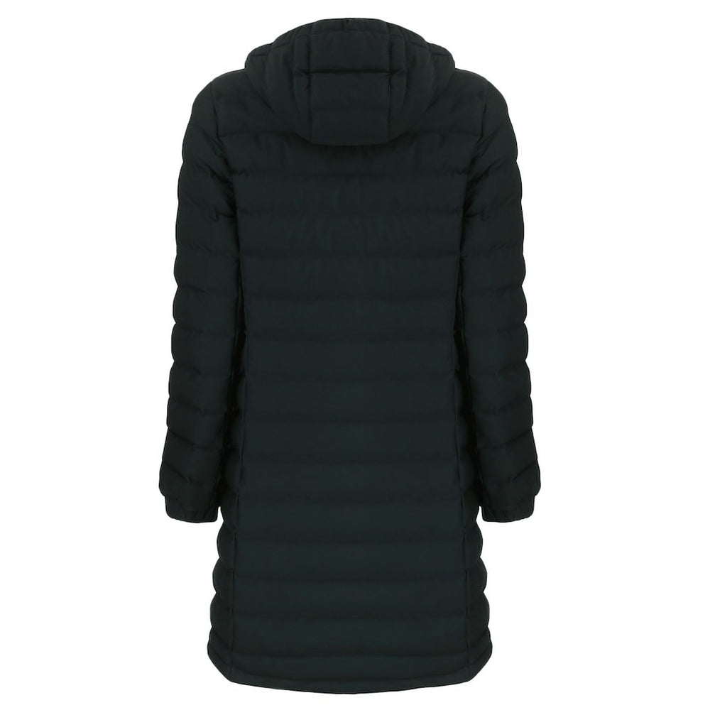 Cleveland Browns Cutter & Buck Women's Mission Ridge Repreve Eco Insulated Full-Zip Hoodie Long Puffer Jacket Black | NFL