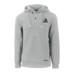 Cleveland Browns Cutter & Buck Roam Eco Recycled Half-Zip Pullover Hoodie Gray | NFL