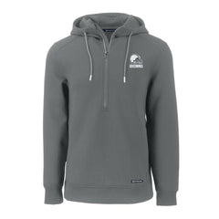 Cleveland Browns Cutter & Buck Roam Eco Recycled Half-Zip Pullover Hoodie Gray | NFL