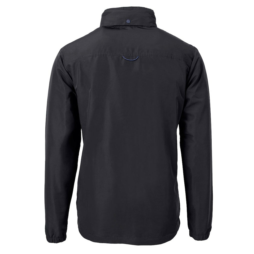 Cleveland Browns Cutter & Buck Charter Eco Recycled Full-Zip Hoodie Jacket Black | NFL