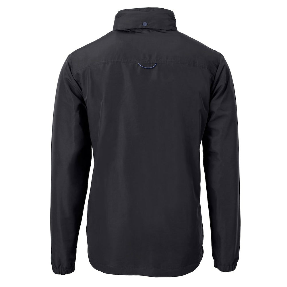 Cleveland Browns Cutter & Buck Charter Eco Recycled Full-Zip Hoodie Jacket Black | NFL