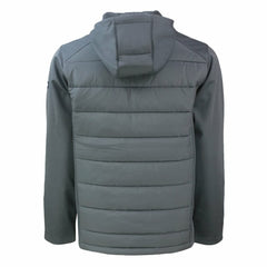 Cleveland Browns Cutter & Buck Evoke Hybrid Eco Softshell Recycled Full-Zip Hooded Jacket Gray | NFL