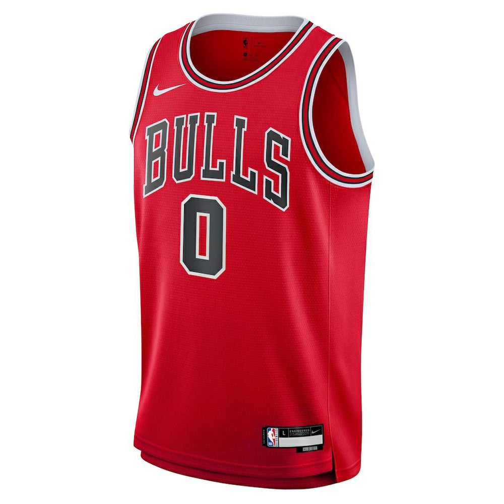 Coby White Chicago Bulls Youth Swingman Jersey Red Icon Edition - NBA