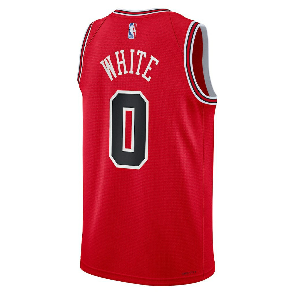 Coby White Chicago Bulls Youth Swingman Jersey Red Icon Edition - NBA