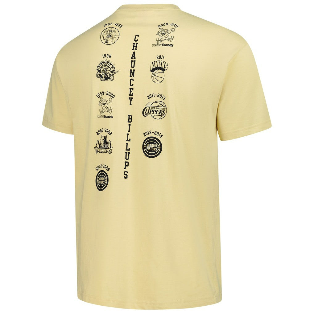 Chauncey Billups Detroit Pistons Premium T-Shirt Cream - NBA