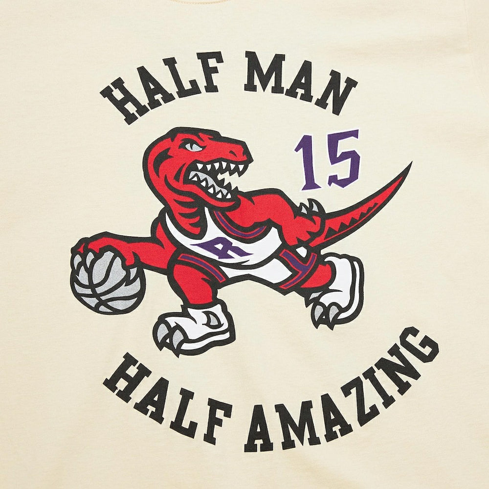 Vince Carter Toronto Raptors Premium T-Shirt Cream - NBA
