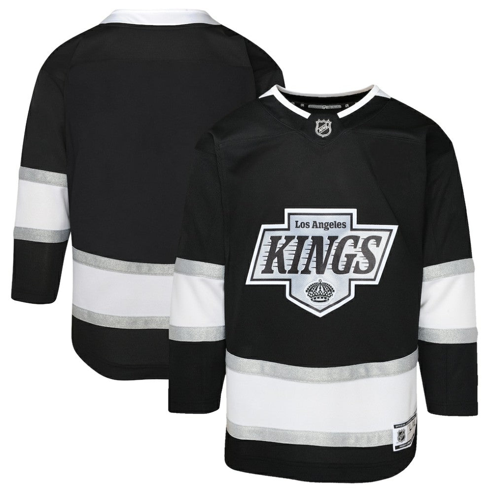 Los Angeles Kings Youth Home Premier Jersey - Black - NHL