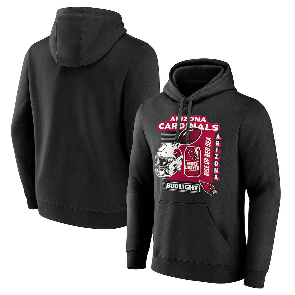 Arizona Cardinals Bud Light Pullover Hoodie Black | NFL