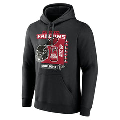 Atlanta Falcons Bud Light Pullover Hoodie Black | NFL