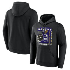 Baltimore Ravens Bud Light Pullover Hoodie Black | NFL