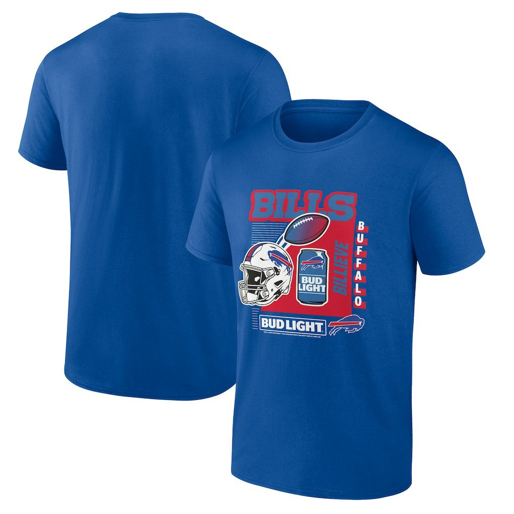 Buffalo Bills Bud Light T-Shirt Royal | NFL