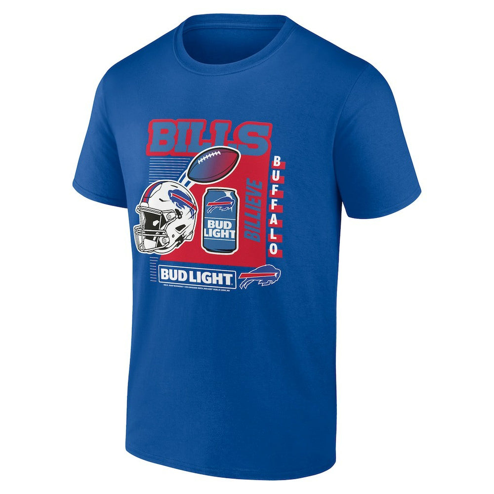Buffalo Bills Bud Light T-Shirt Royal | NFL