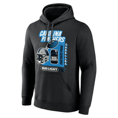 Carolina Panthers Bud Light Pullover Hoodie Black | NFL