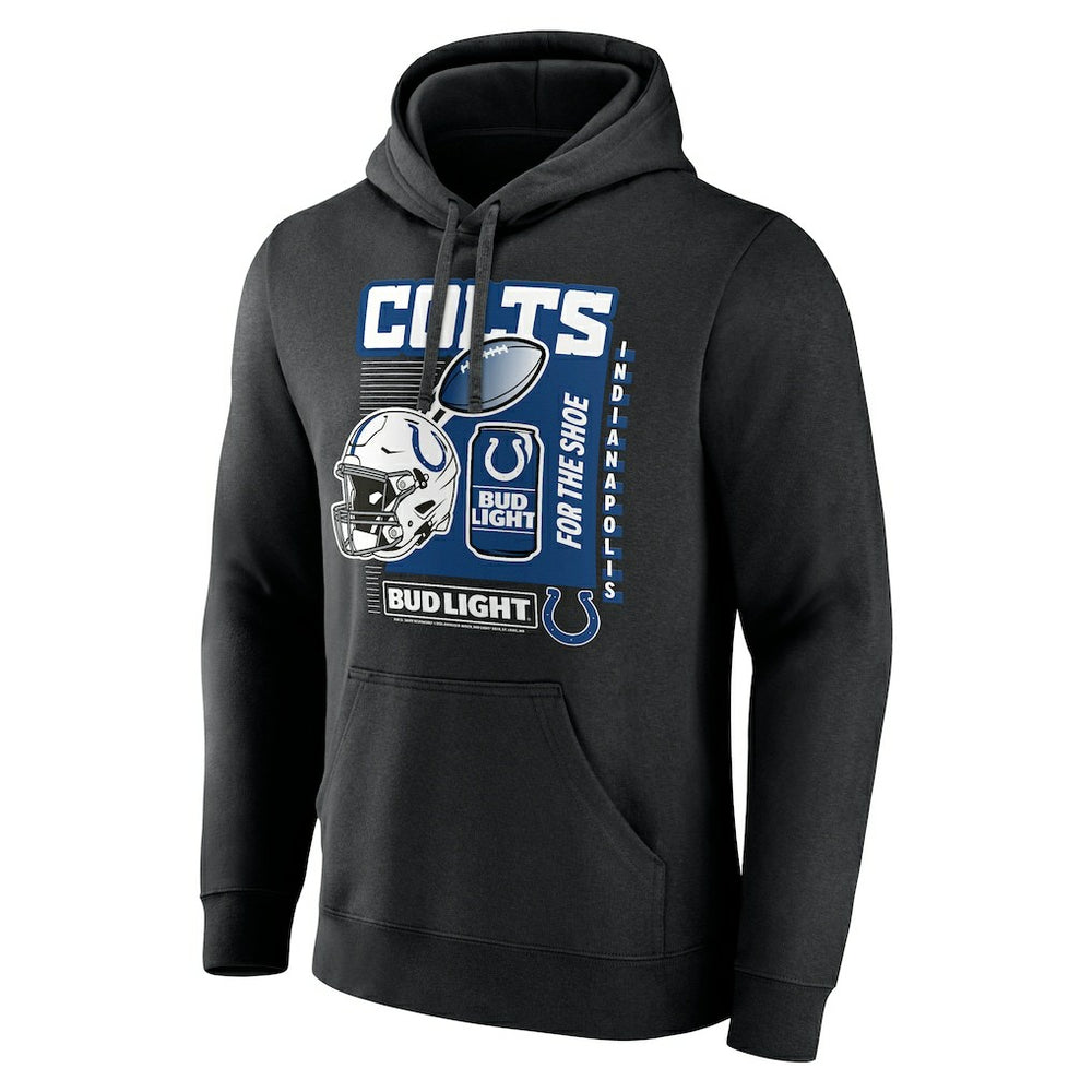 Indianapolis Colts Bud Light Pullover Hoodie Black | NFL