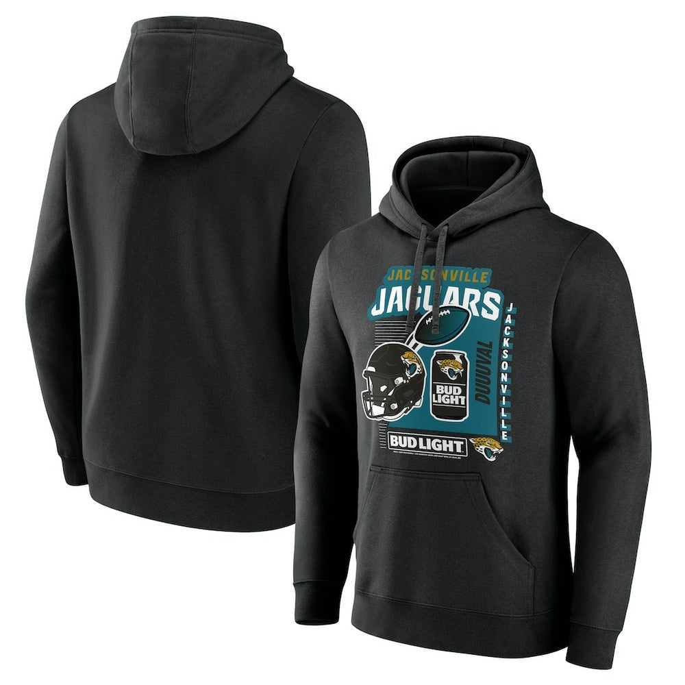 Jacksonville Jaguars Bud Light Pullover Hoodie Black | NFL