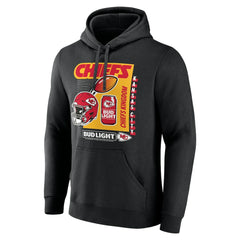 Kansas City Chiefs Bud Light Pullover Hoodie Black | NFL