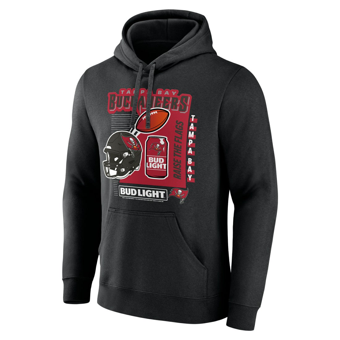 Tampa Bay Buccaneers Bud Light Pullover Hoodie Black | NFL