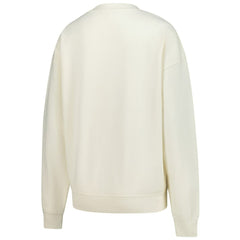 Chicago Bears Women's Fandom Fleece Pullover Sweatshirt Cream | Mitchell & Ness