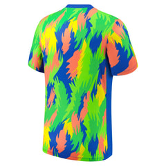 Brazil Women's National Team 2025 Academy Pro Pre-Match Performance Top Blue | Nike