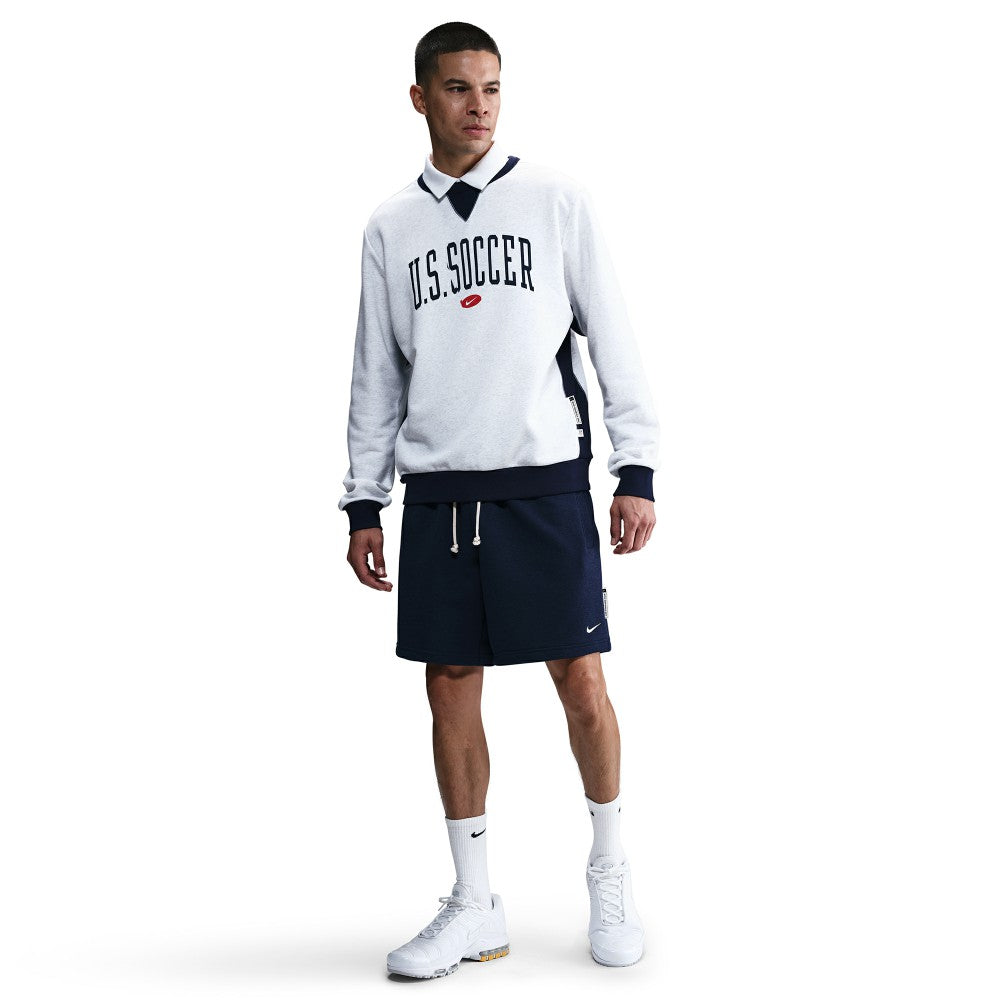 USMNT Standard Issue Pullover Sweatshirt Heather Gray | Nike Online