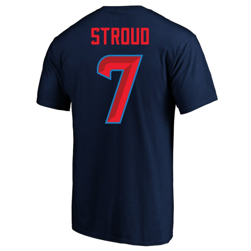 C.J. Stroud Houston Texans Big & Tall Player Name & Number T-Shirt Navy | Fanatics