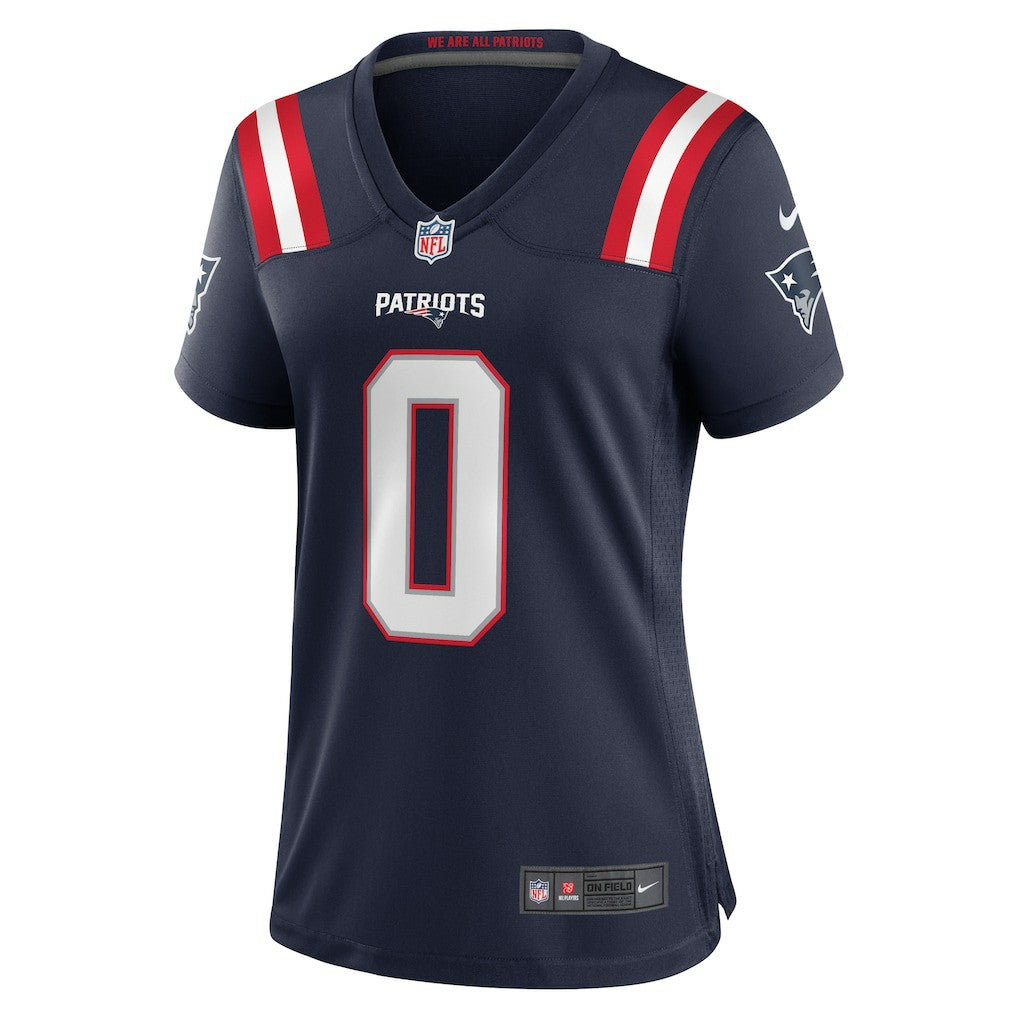Christian Gonzalez New England Patriots Women's Team Game Jersey Navy | Nike for Sale