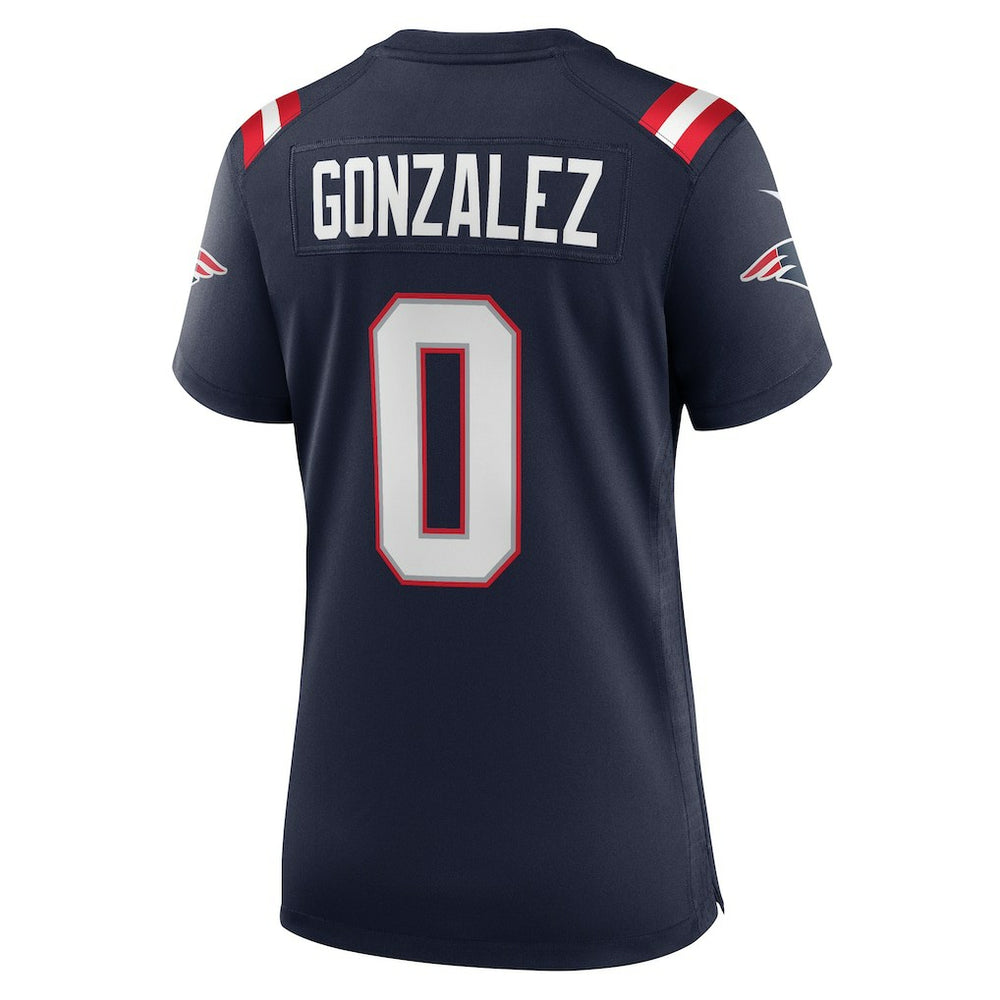 Christian Gonzalez New England Patriots Women's Team Game Jersey Navy | Nike for Sale