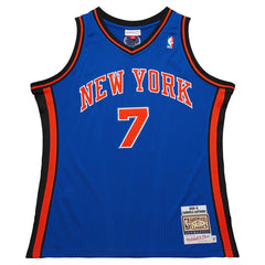 Carmelo Anthony New York Knicks 2010/11 Hardwood Classics Authentic Jersey Blue - NBA