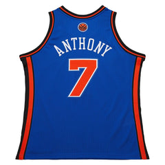 Carmelo Anthony New York Knicks 2010/11 Hardwood Classics Authentic Jersey Blue - NBA