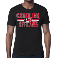 Carolina Hurricanes Starter Mesh Look Team Name T-Shirt - Black - NHL