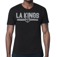 Los Angeles Kings Starter Mesh Look Team Name T-Shirt - Black - NHL