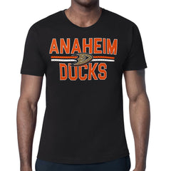 Anaheim Ducks Starter Mesh Look Team Name T-Shirt - Black - NHL