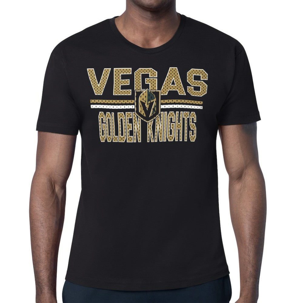 Vegas Golden Knights Starter Mesh Look Team Name T-Shirt - Black - NHL