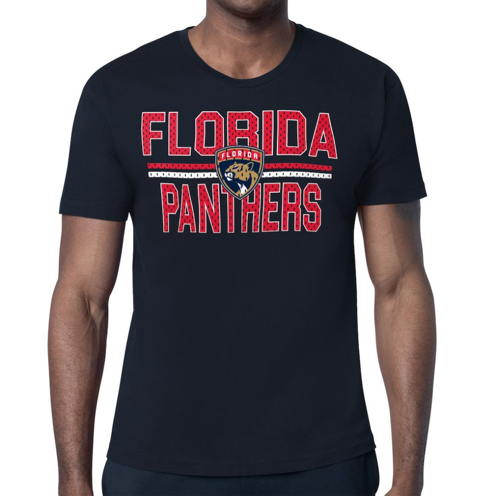 Florida Panthers Starter Mesh Look Team Name T-Shirt - Navy - NHL