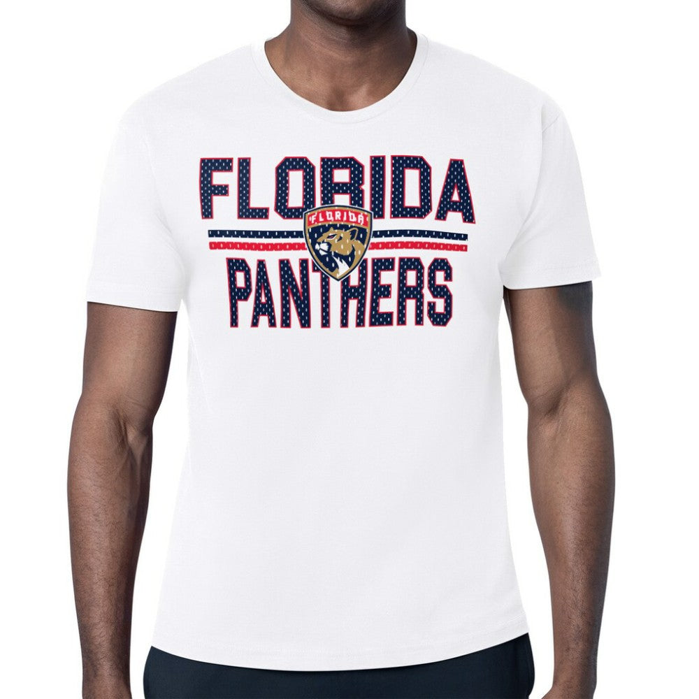 Florida Panthers Starter Team Wordmark & Logo T-Shirt - White - NHL