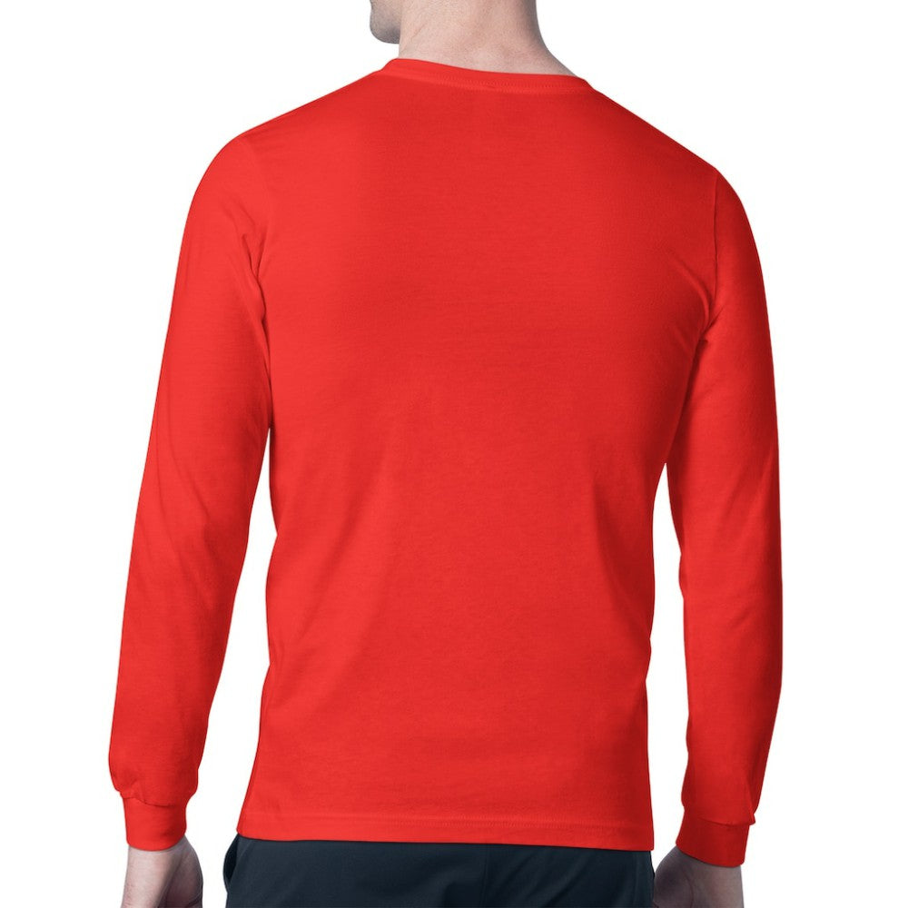 Chicago Blackhawks Starter Mesh Look Team Name Long Sleeve T-Shirt - Red - NHL