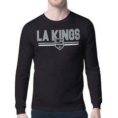 Los Angeles Kings Starter Mesh Look Team Name Long Sleeve T-Shirt - Black - NHL
