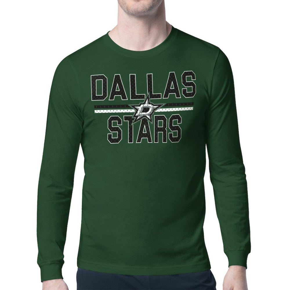 Dallas Stars Starter Mesh Look Team Name Long Sleeve T-Shirt - Green - NHL
