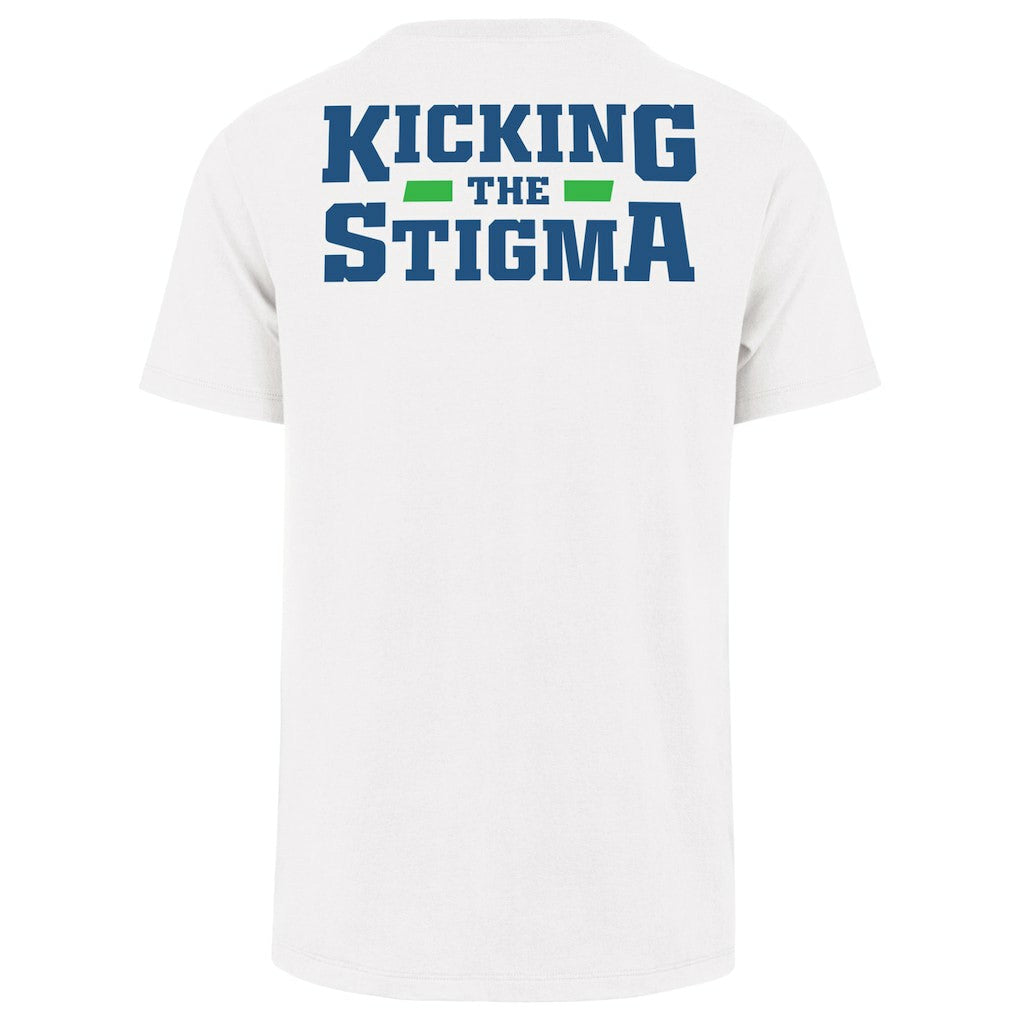 Indianapolis Colts '47 Unisex Mental Health is Health Kicking the Stigma Franklin T-Shirt White | 47 brand