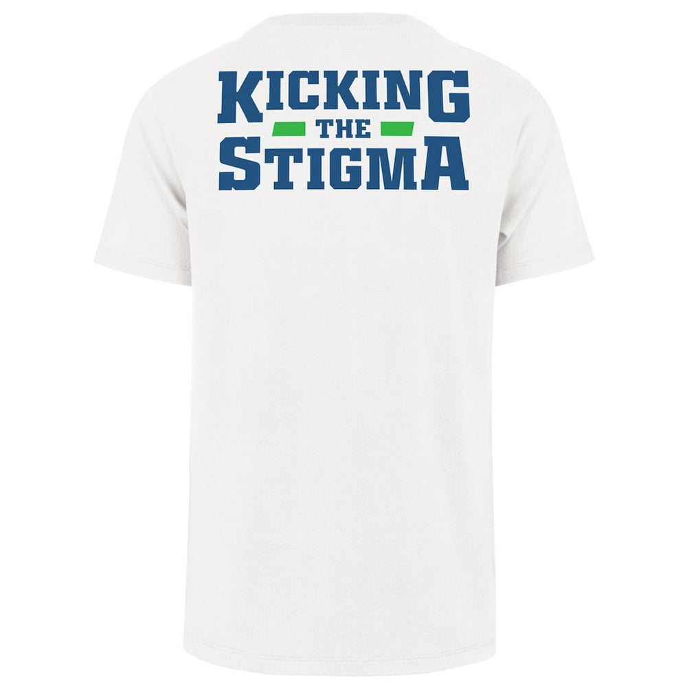 Indianapolis Colts '47 Unisex Mental Health is Health Kicking the Stigma Franklin T-Shirt White | 47 brand