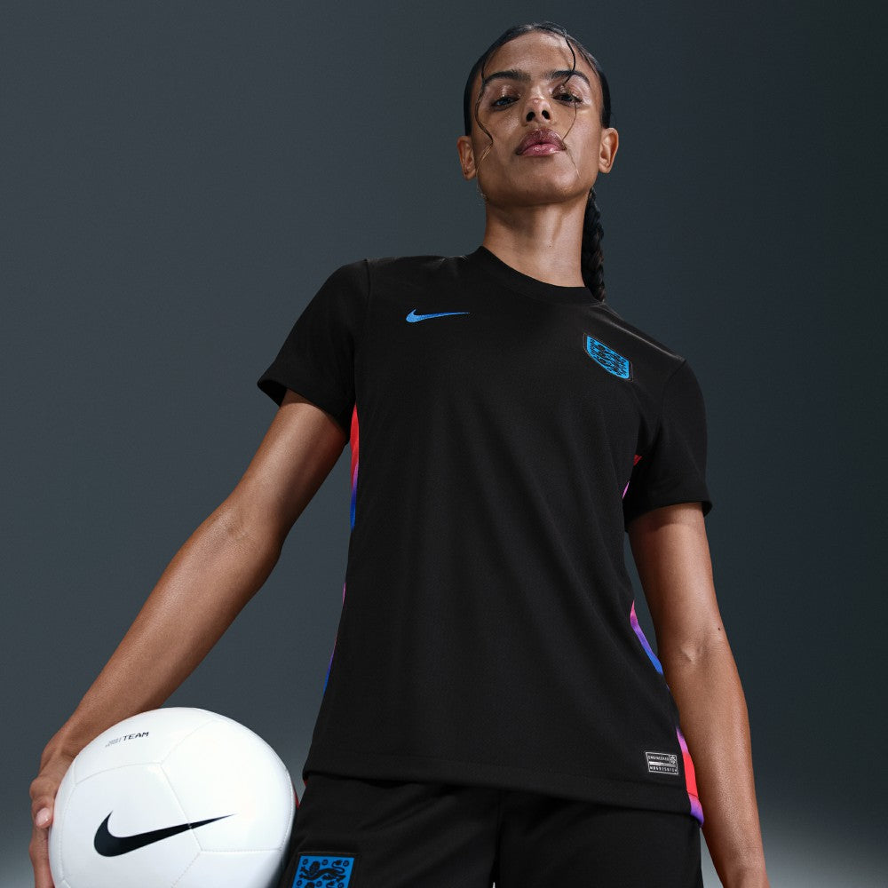 England Women's National Team Women's 2025/26 Away Replica Jersey Black | Nike discount
