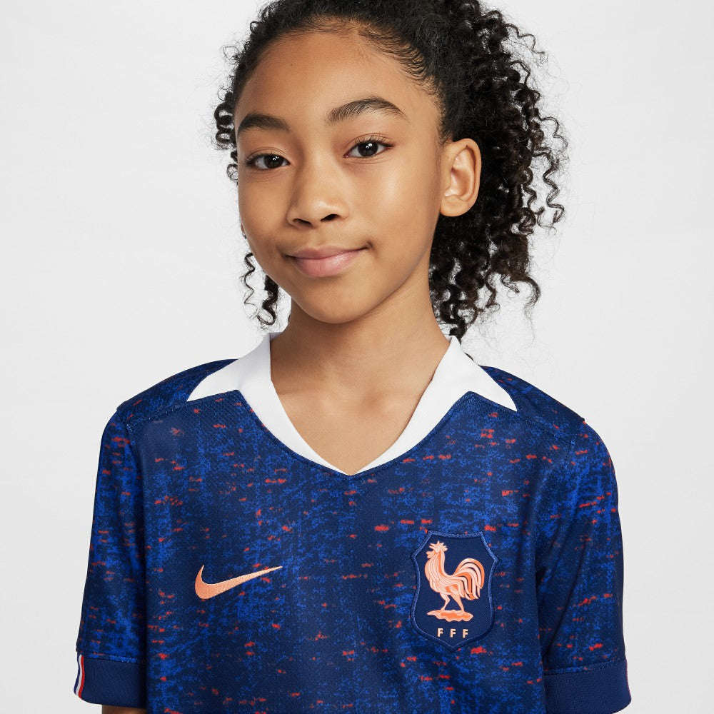 France Women's National Team Youth 2025/26 Home Replica Jersey Blue | Nike Online