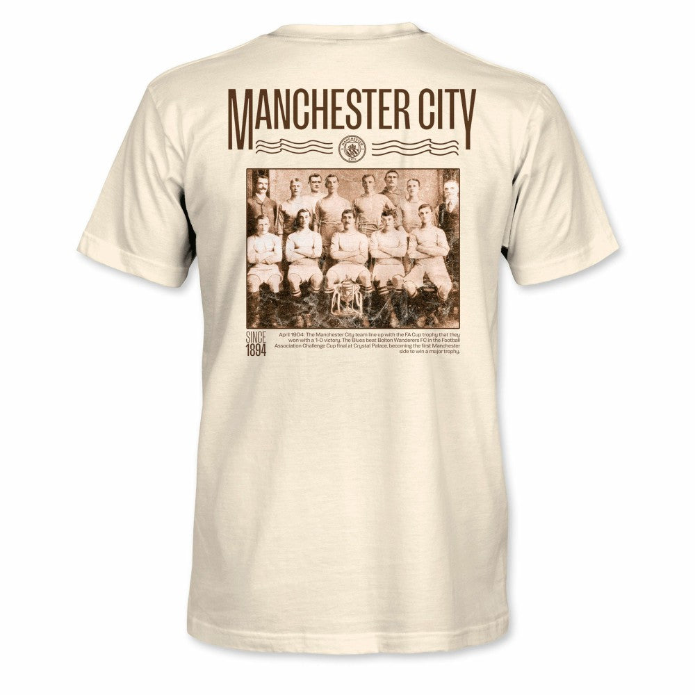 Manchester City 1863FC Vintage Photo T-Shirt Natural - FIFA World CUP