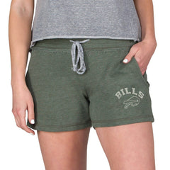 Buffalo Bills Concepts Sport Women's Mainstream French Terry Tri-Blend Shorts Green | NFL