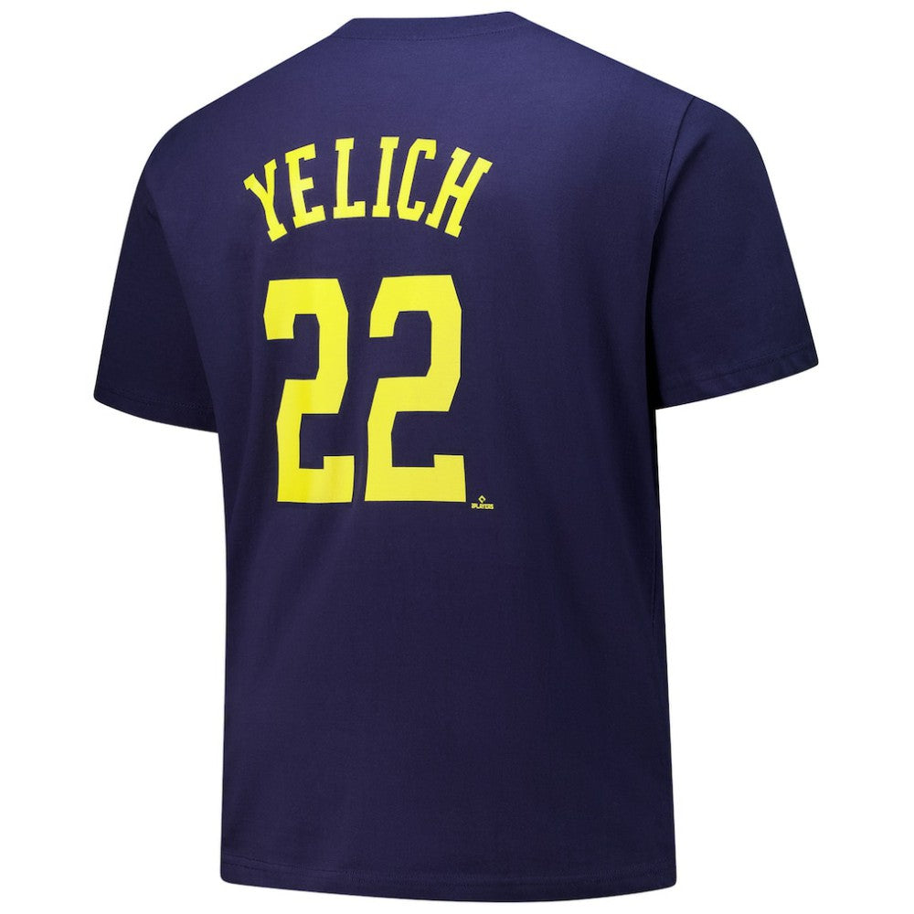 Christian Yelich Milwaukee Brewers Fanatics Big & Tall Name & Number T-Shirt - MLB